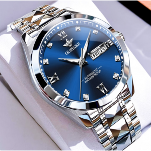 Swiss-made men's and women's mechanical watches with waterproof and luminous features, suitable for business and formal occasions